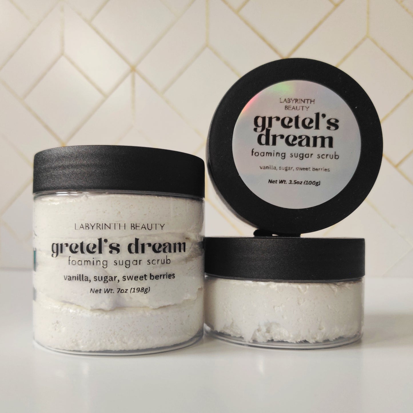 Gretel's Dream Foaming Sugar Scrub 4oz