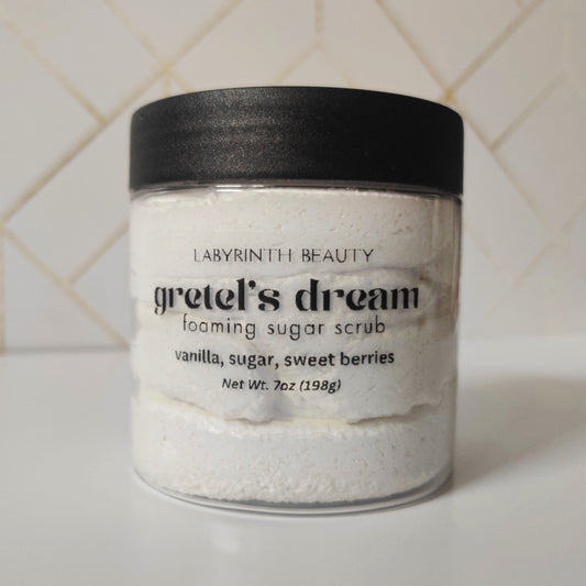 Gretel's Dream Foaming Sugar Scrub 8oz