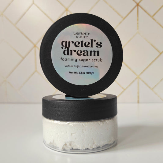 Gretel's Dream Foaming Sugar Scrub 4oz